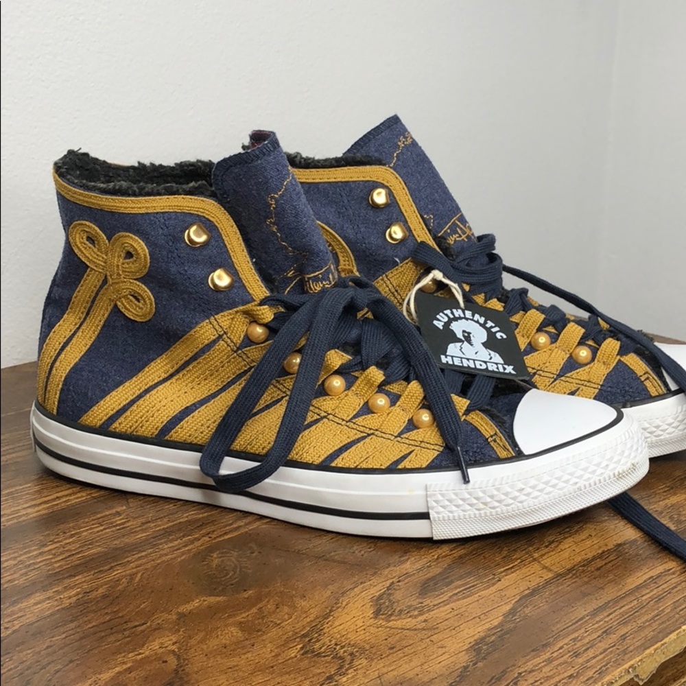 Jimi Hendrix Converse Authentic All Star Shoes - Picture 12 of 16